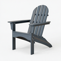 Adirondack Gartenstuhl 78 x 88 x 98 cm aus Kunststoff Anthrazit mit Armlehnen